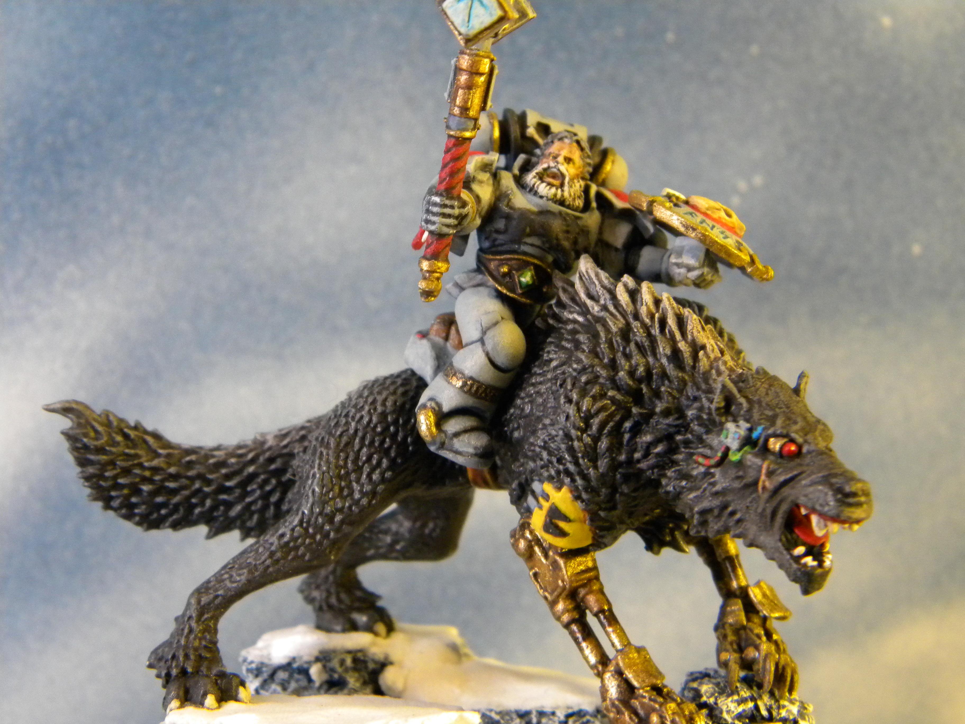custom Wolf Lord on thunderwolf custom Wolf Lord on thunderwolf